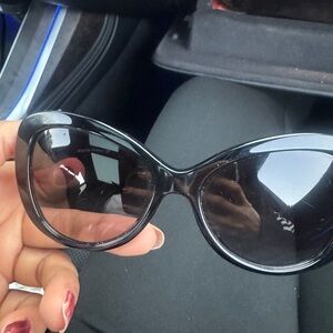 MICHAEL Michael Kors Black Cat-Eye Sunglasses